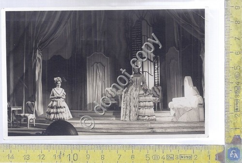 Cartolina - Postcard - foto - scena di teatro - …