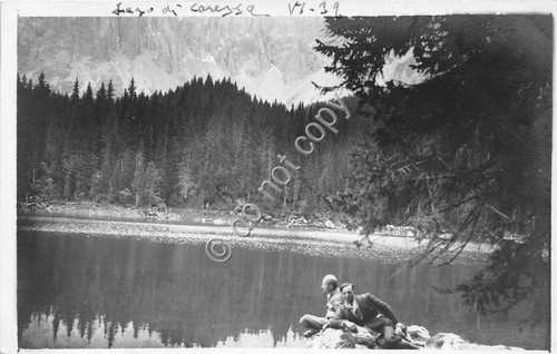 Cartolina - Postcard - Foto cartolina - Lago di Carezza …