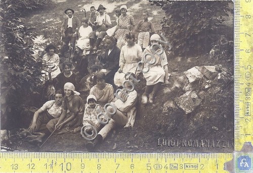 Cartolina - Postcard - Fotografia di gruppo - Luigi Romanazzi …