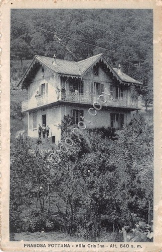 Cartolina - Postcard - Frabosa Sottana - Villa Cristina - …