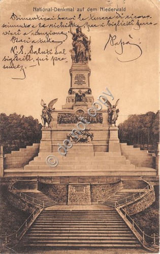 Cartolina - Postcard - Frankfurt - National Denkmal auf dem …