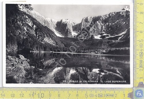 Cartolina - Postcard - Fusine in Valromana - Lago Superiore …
