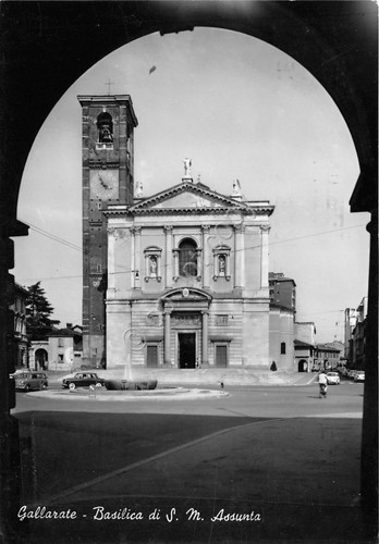 Cartolina - Postcard - Gallarate - Basilica S. Maria Assunta …