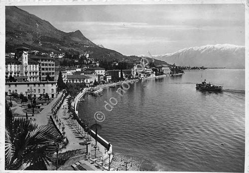 Cartolina - Postcard - Gardone Riviera - panorama - 1938