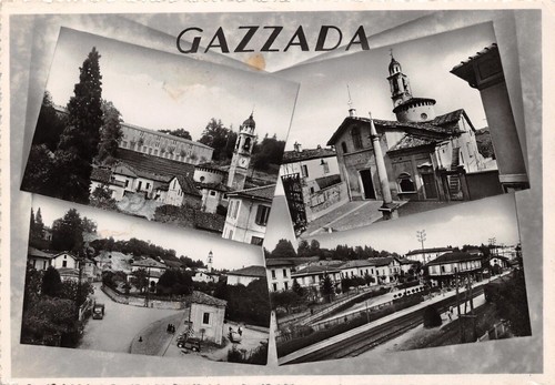Cartolina - Postcard - Gazzada - Vedutine - 1954