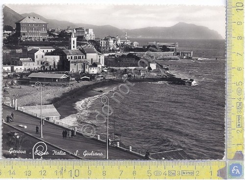 Cartolina - Postcard - Genova - Corso Italia - San …