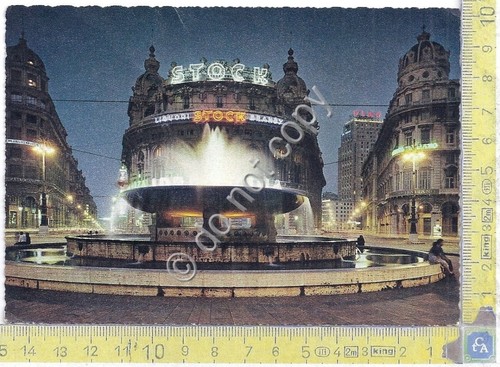 Cartolina - Postcard - Genova - Piazza De Ferrari - …
