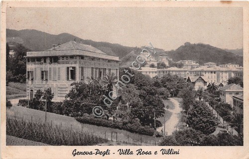 Cartolina - Postcard - Genova Pegli - Villa Rosa e …