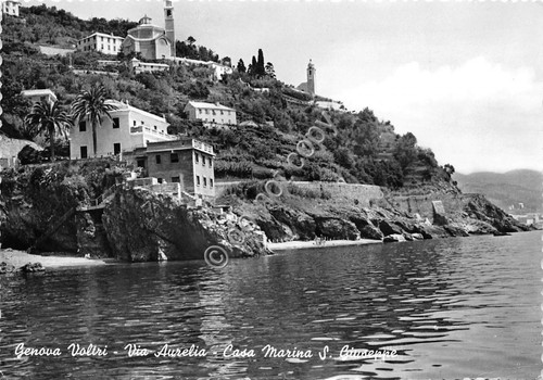 Cartolina - Postcard - Genova Voltri - Casa Marina S. …