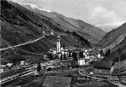 Cartolina - Postcard - Gerola - Panorama - Anni '50