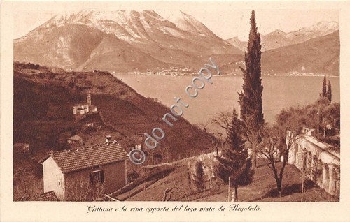 Cartolina - Postcard - Gittana - vista da Regoledo