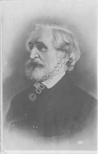 Cartolina - Postcard - Giuseppe Verdi - Compositore