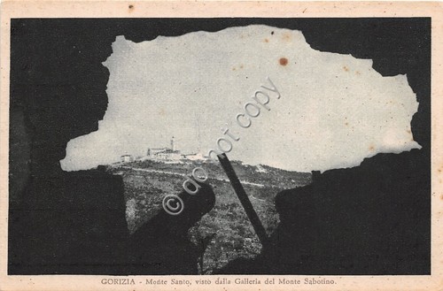 Cartolina - Postcard - Gorizia - Monte Santo visto da …