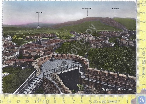 Cartolina - Postcard - Gorizia - Panorama - anni '50?