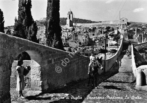 Cartolina - Postcard - Gravina di Puglia - Panorama Madonna …