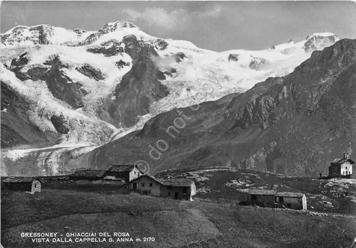 Cartolina - Postcard - Gressoney - Ghiacciai del Rosa - …
