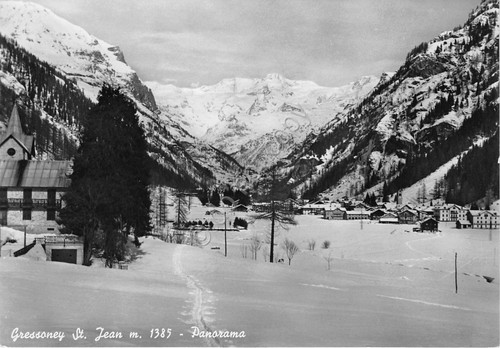 Cartolina - Postcard - Gressoney S. Jean - Panorama - …