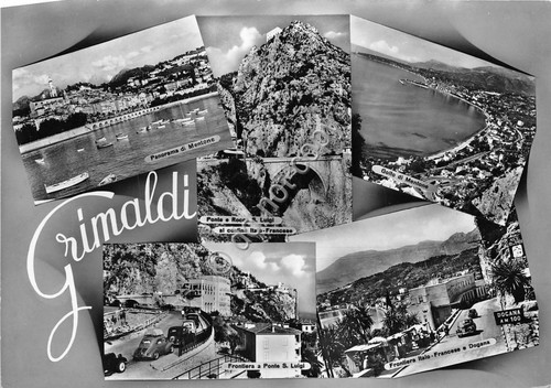 Cartolina - Postcard - Grimaldi - Multivisione - anni '50