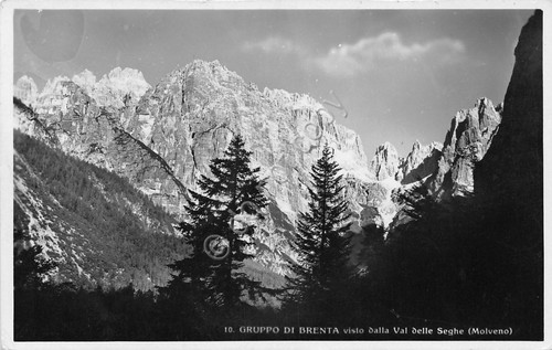 Cartolina - Postcard - Gruppo del Brenta visto da Val …