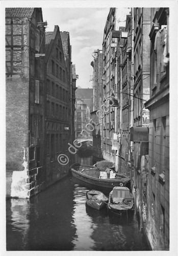 Cartolina - Postcard - Hamburg - Deichstrassenflet - anni '40