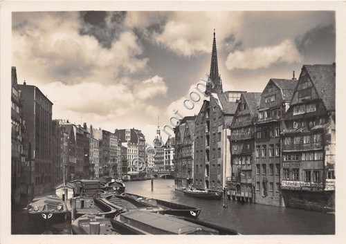 Cartolina - Postcard - Hamburg - Nicolaflet - anni '40