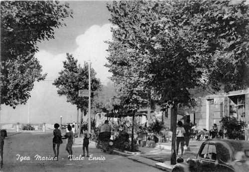 Cartolina - Postcard - Igea Marina - Viale Ennio - …