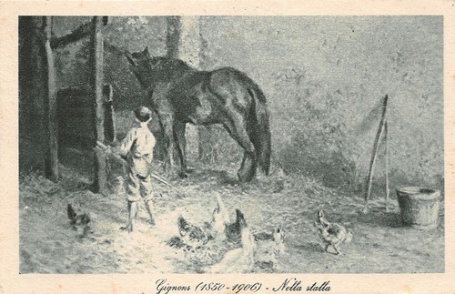 Cartolina - Postcard - Illustata - E. Gignous - Nella …