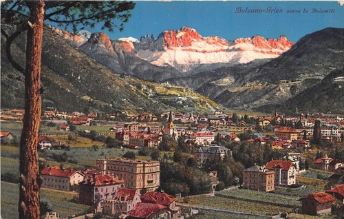 Cartolina - Postcard - Illustrata - Bolzano - Gries verso …