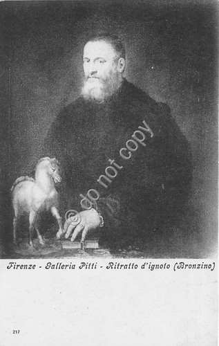 Cartolina - Postcard - Illustrata - Bronzino - Ritratto di …
