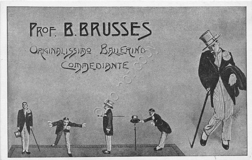 Cartolina - Postcard - Illustrata - Brusses - Ballerino - …