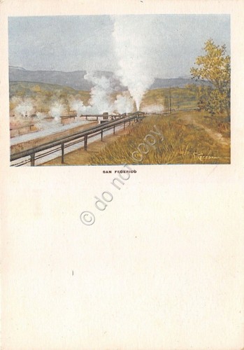 Cartolina - Postcard - Illustrata - Cecconi - Villaggio Boracifero …