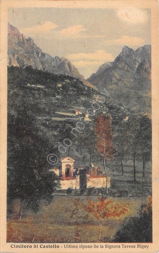 Cartolina - Postcard - Illustrata - Cimitero di Castello - …