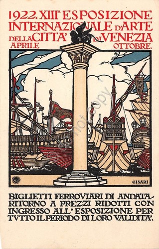 Cartolina - Postcard - Illustrata - Cisari - XIII Esposizione …