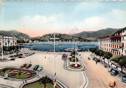 Cartolina - Postcard - Illustrata - Como - Piazza Cavour …