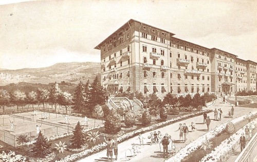 Cartolina - Postcard - Illustrata - Fiuggi - Palazzo della …