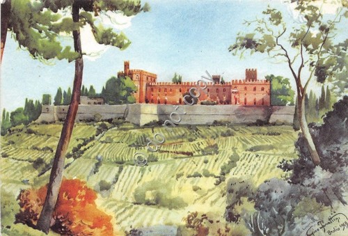 Cartolina - Postcard - Illustrata - Frattini - Castello di …