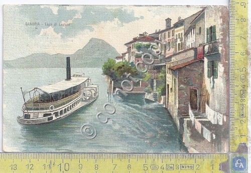 Cartolina - Postcard - Illustrata - Gandria - Lago di …