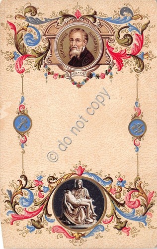 Cartolina - Postcard - Illustrata - In rilievo - Michelangelo …