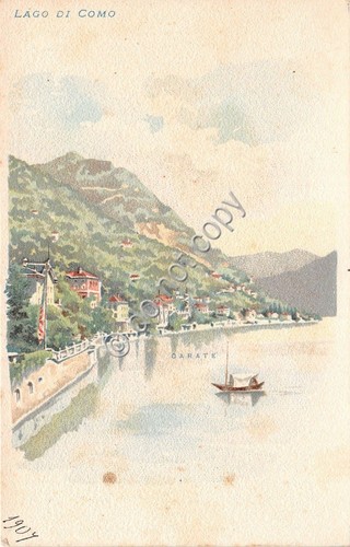 Cartolina - Postcard - Illustrata - Lago di Como - …