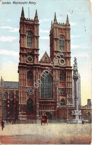 Cartolina - Postcard - Illustrata - London - Westminster Abbey …