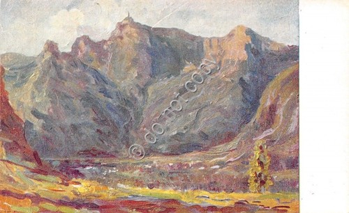 Cartolina - Postcard - Illustrata - M. Cimone - Ossario …