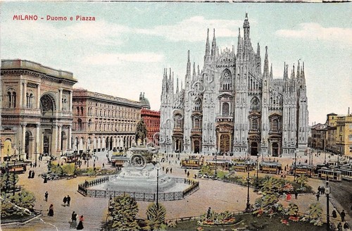 Cartolina - Postcard - Illustrata - Milano - Duomo e …