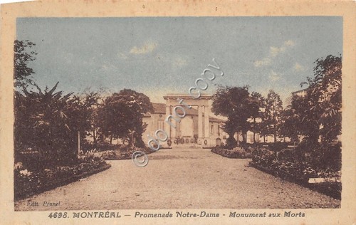 Cartolina - Postcard - Illustrata - Monreal - Promenade Notre …
