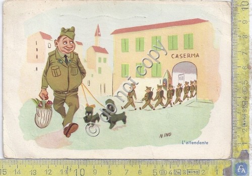 Cartolina - Postcard - Illustrata - Nino - L'attendente - …