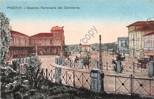 Cartolina - Postcard - Illustrata - Padova - Stazione Ferroviaria …