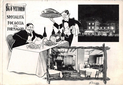 Cartolina - Postcard - Illustrata - Recco - da O …