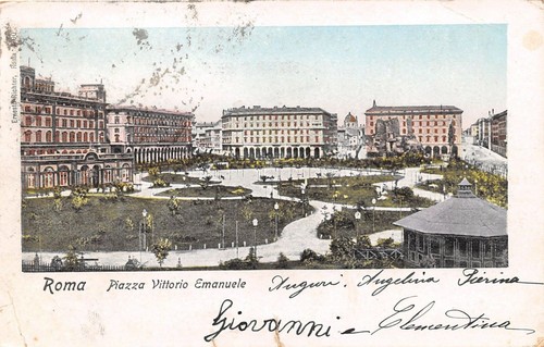 Cartolina - Postcard - Illustrata - Roma - Piazza V. …