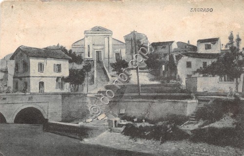 Cartolina - Postcard - Illustrata - Sagrado - panorama parziale …