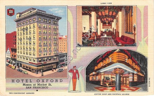 Cartolina - Postcard - Illustrata - San Francisco - Hotel …