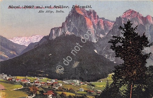Cartolina - Postcard - Illustrata - Siusi sul Sciliar - …